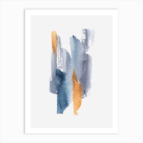 Abstract Watercolor Painting Art Print