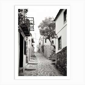 Bodrum, Turkey, Photography In Black And White 1 Art Print