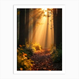 Path Through The Forest 3 Art Print