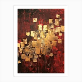 Abstract Squares 4 Art Print