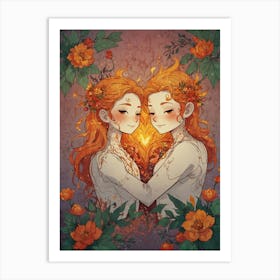 Love In The Air Art Print