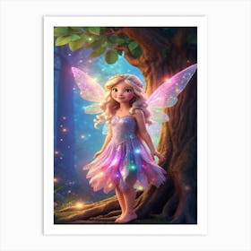 Fairy In The Forest Art Print