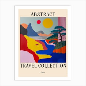 Abstract Travel Collection Poster Japan 2 Art Print