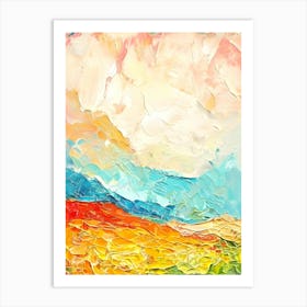 Abstract Landscape Painting 20 Art Print