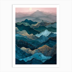 Blue Mountains 6 Art Print