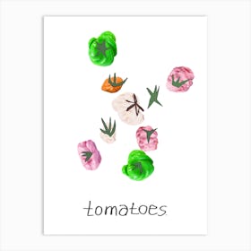 Tomatoes Art Print