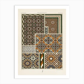 Moresque Pattern, Albert Racine (3) Art Print