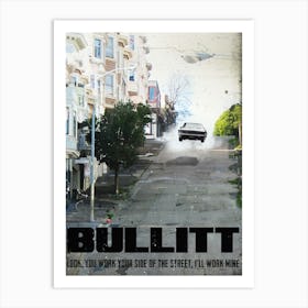 Bullitt Movie Art Print