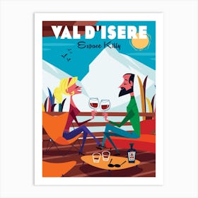 Val D Isere Poster Art Print