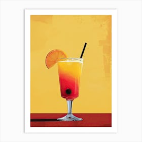 Tropical Drink, Atomic Artistry: Retro Remix Art Print