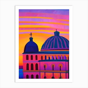 The Sistine Chapel at Sunset 2 Art Print