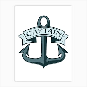 Nautical ships Captain Poster