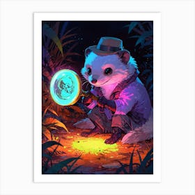 Ferret 3 Art Print