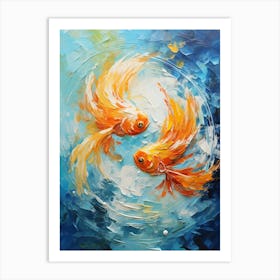 Goldfish Painting Art Print