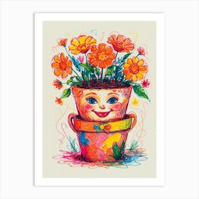 Flower Pot 1 Art Print