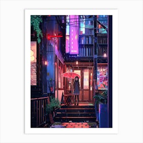 Vibrant Alley Art Print