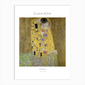 The Kiss by Gustav Klimt (1907-1908) Art Print