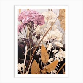 Flower Illustration Statice 1 Art Print