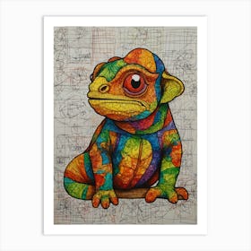 Lizard 14 Art Print