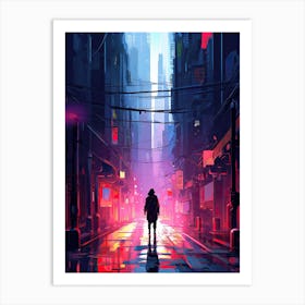 Futuristic City Art Print