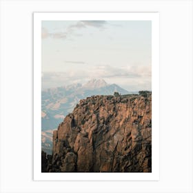 Four Peaks View Art Print