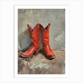 Cowboy Boots 12 Art Print