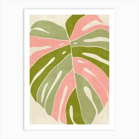 Tropical Leaf Canvas Art Art Print