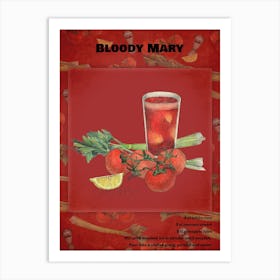 Cocktail Bloody Mary Art Print