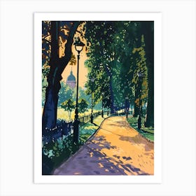 Kensington Gardens London Parks Garden 2 Painting Art Print