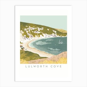 Lulworth Cove Jurassic Coast Dorset Art Print Art Print