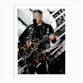 James Hetfield Metallichead band music 18 Art Print