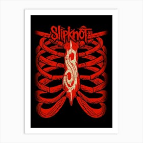 Slipknot - Skeleton Art Print