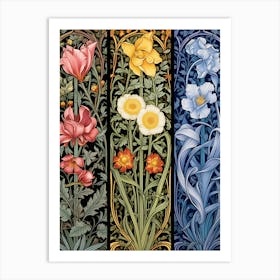 William Morris Flowers Art Print