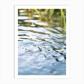 Reflection Of Water In The Lake Art Print