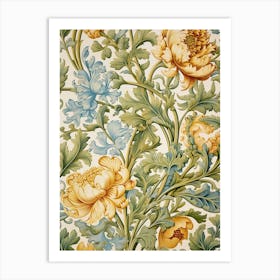 Floral Wallpaper 46 Art Print