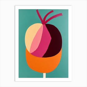 Beetroot 2 Bold Graphic vegetable Art Print