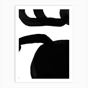 Black And White Painting Art Print