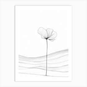 Single Flower Art Print