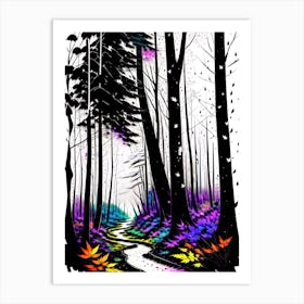 Forest Path 22 Art Print