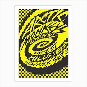 Arctic Monkeys Live In New York Art Print