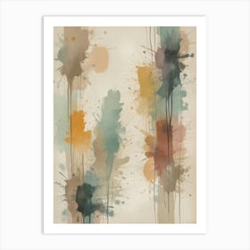 Abstract Watercolor Painting 45 Art Print