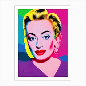 Joan Crawford Pop Movies Art Movies Art Print