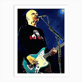 billy corgan The Smashing Pumpkins band music Art Print