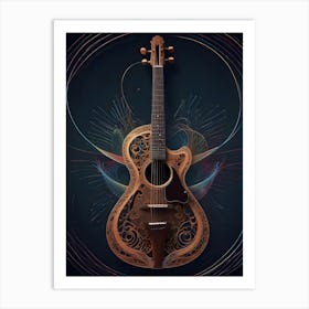 Acoustic Guitar 2 Art Print