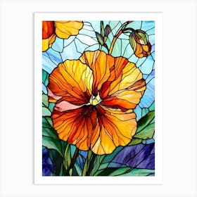 Pansies 5 Art Print