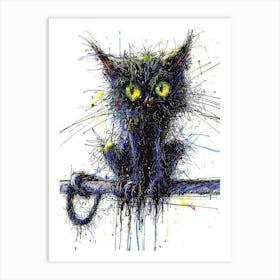 Black Cat 51 Art Print