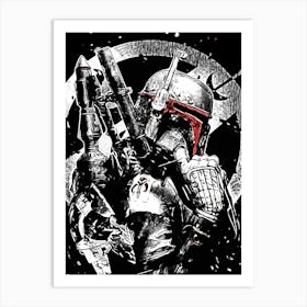 Star Wars Boba Fett movie Art Print