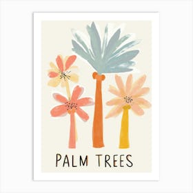 Palm Trees No 2 Art Print