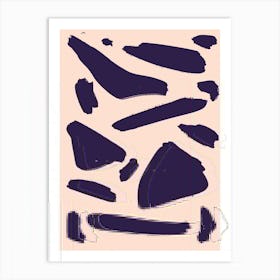 Brush Strokes Art Print