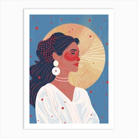 Latina Woman Art Print